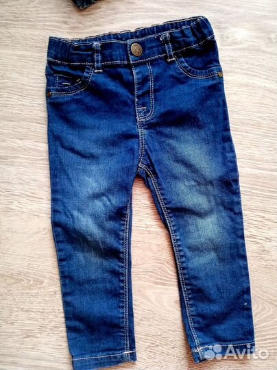 Джинсовка и джинсовые штаны на 1-2 г для девочки