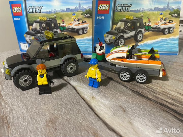 Lego City Great Vehicles Внедорожник с катером