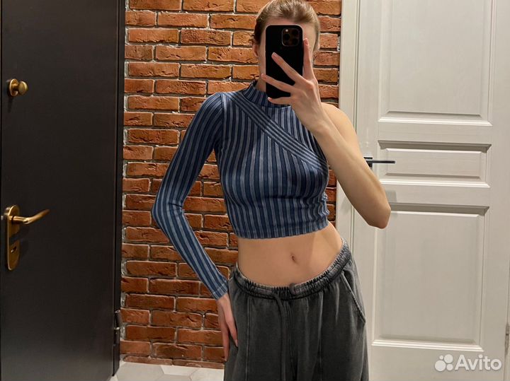 Топ zara лонгслив