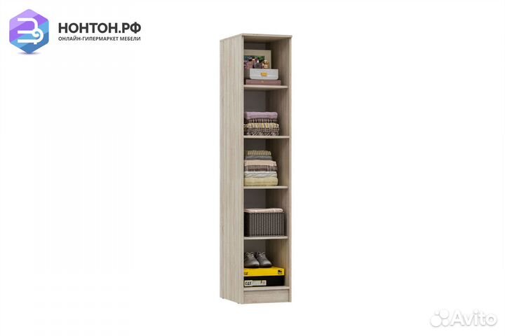 Пенал Мартина белый / дуб сонома