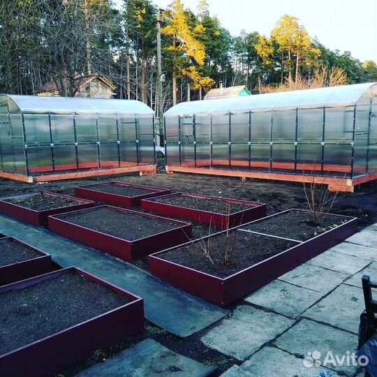 Грядка металлическая из оцинковки