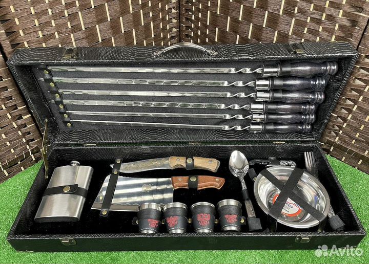 Шашлычный набор в кейсе