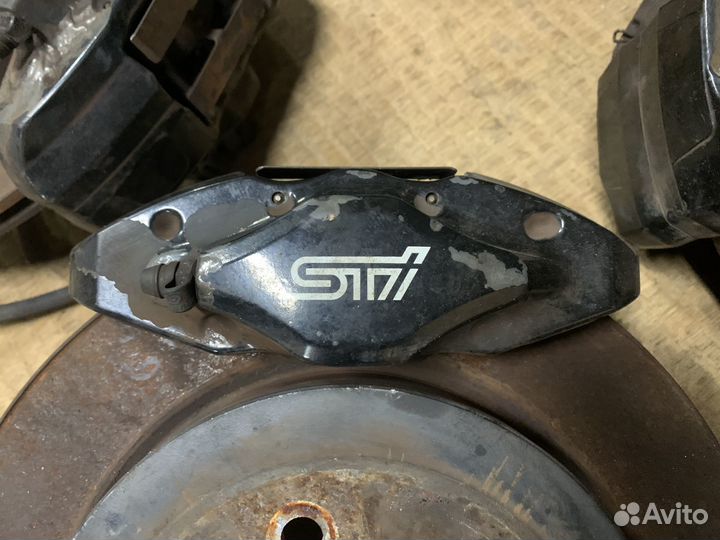 Brembo тормоза subaru impreza wrx sti grb