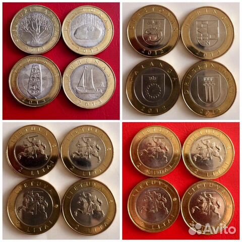 Монеты С.Н.Г и Прибалтики