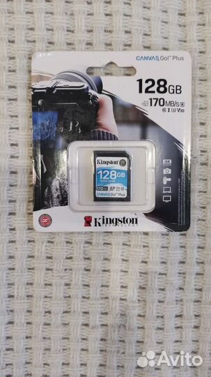 Карта памяти Kingston 128GB 170 mb/s