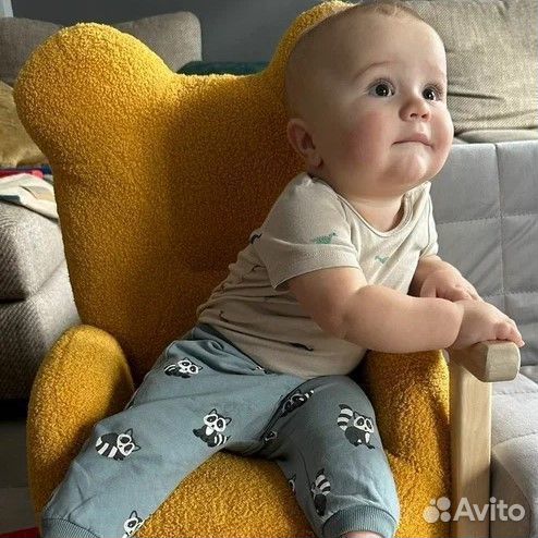 Детское мягкое кресло Мишка