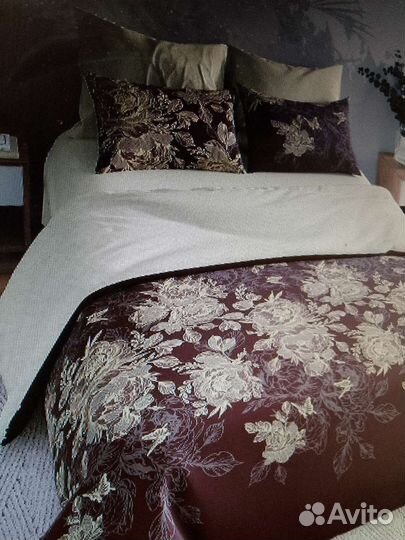 Постельное белье новое, евро, поплин
