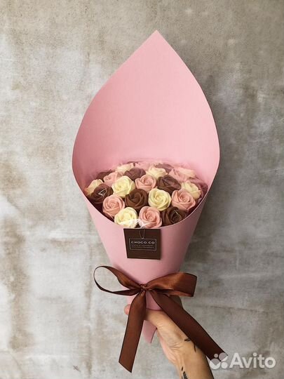 Букет из шоколадных роз. Подарок маме