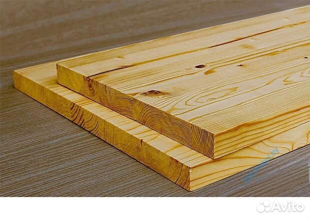Цельноламельный щиты ав, 40 мм сосна - ель/ А