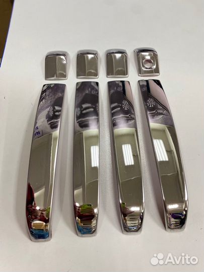 Накладки на ручки дверей Prado 150 14-21 год