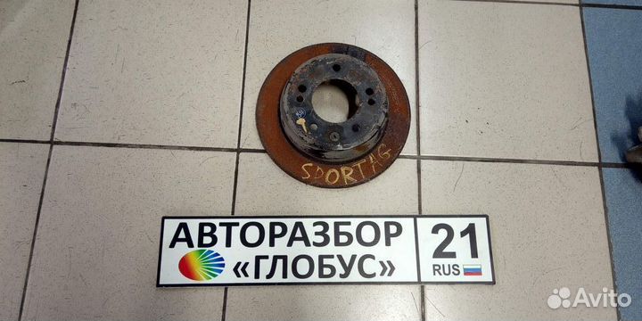 Суппорт тормозной задний левый Kia Sportage 3