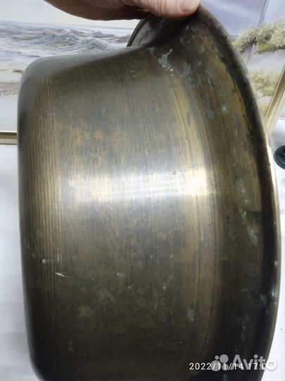 Латунный таз 10 л СССР