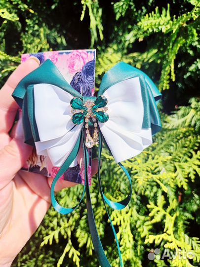 Бант на заколке- автомате