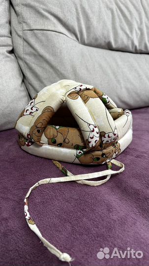 Шапка-шлем для малышей противоударный