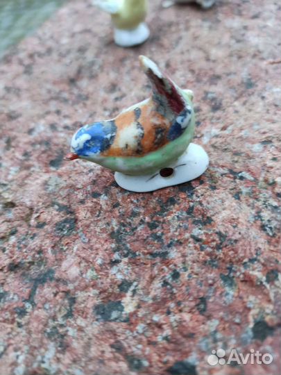 Фарфоровые птички с раскопок кенигсберга
