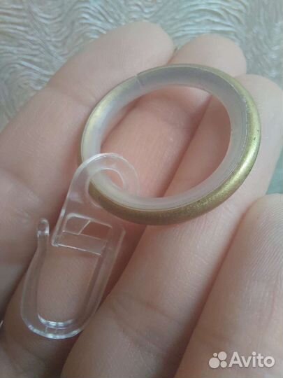 Бесшумные кольца для штор с крючками