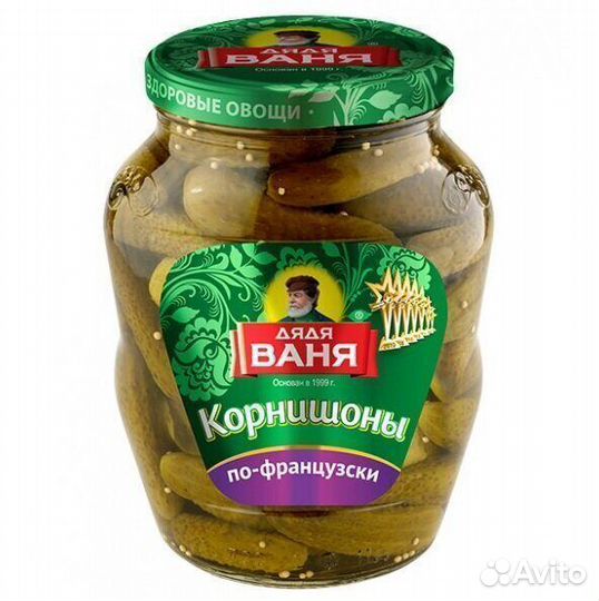 Корнишоны Дядя Ваня По-французски 680 г