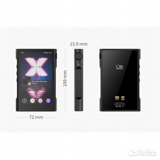 Портативный Hi-Fi-плеер Shanling M3X Black