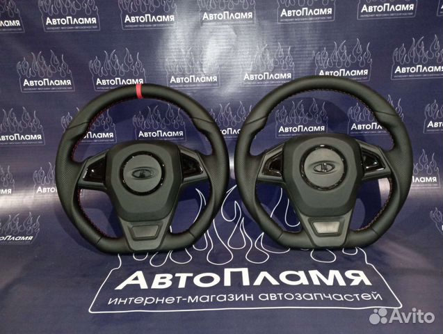 Руль Анатомический обшитый в кожу Ваз 2109-14