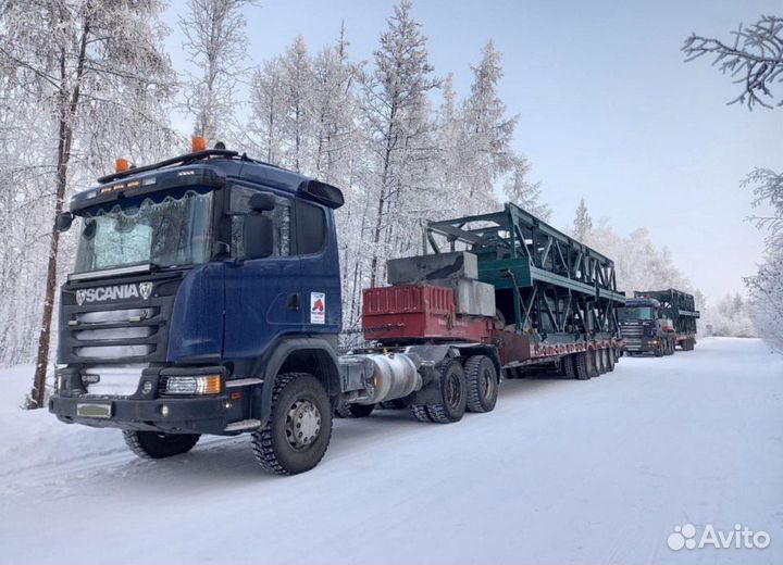 Услуги перевозки негабарита, трал