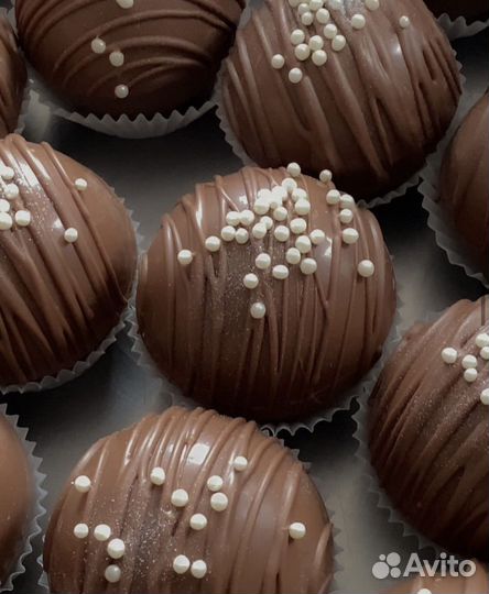 Шоколадные бомбочки с маршмеллоу