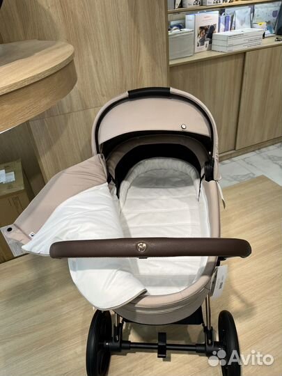 Коляска 2 в 1 Cybex Priam IV cozy beige гарантия