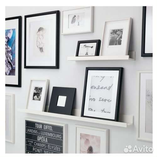 Полка настенная для фотографий, картин, 55см