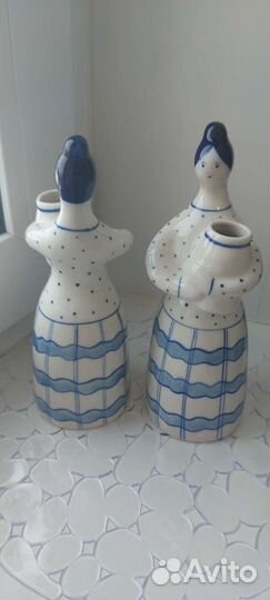 Гжель девушка с кувшином