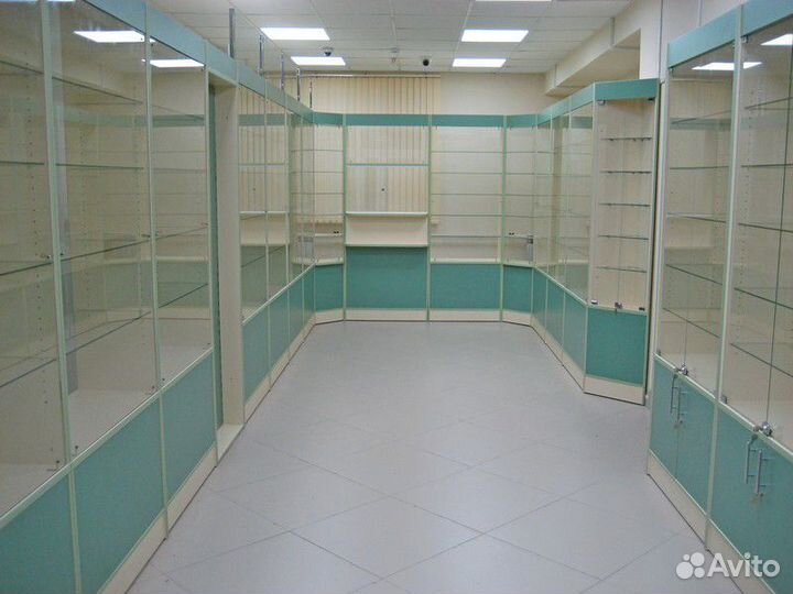 Витрины аптечные из лдсп