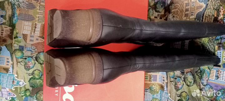 Сапоги женские зимние натуральная кожа