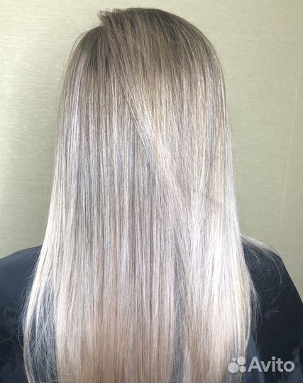 Окрашивание краской клиента