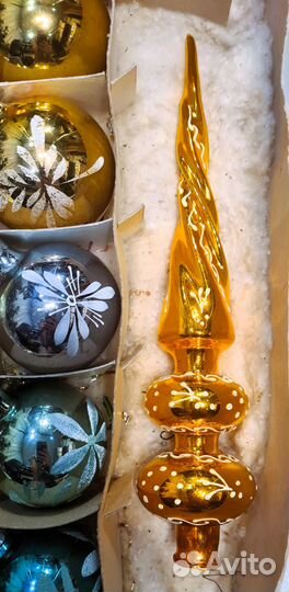 Елочные игрушки СССР с фосфором