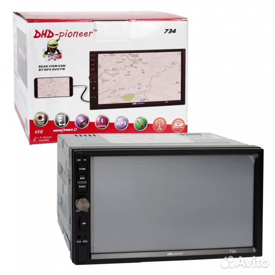 Автомагнитола/USB 2-DIN с экраном DHD-pioneer