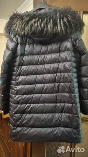 Пуховик зимний женский 52 54 с мехом