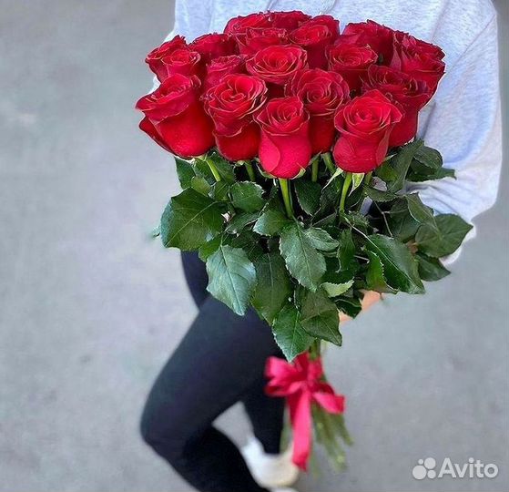 Высокие розы Букеты с доставкой