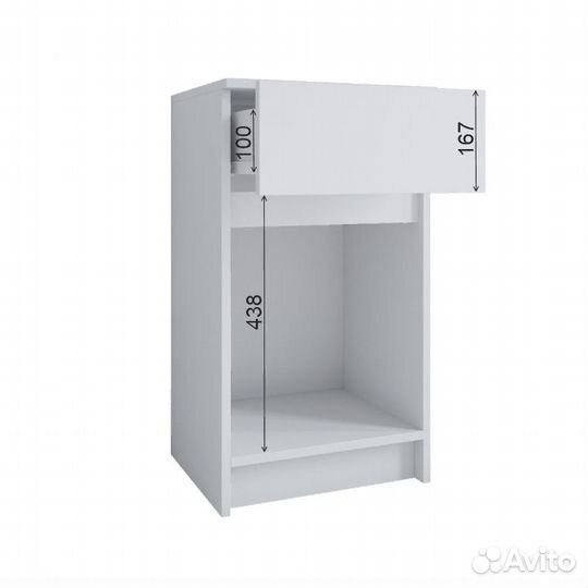 Тумба новая Мори мпт-400 Белая