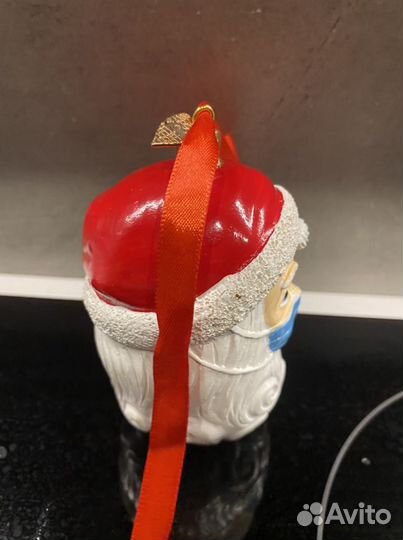 Игрушка на елку «дед мороз в маске»