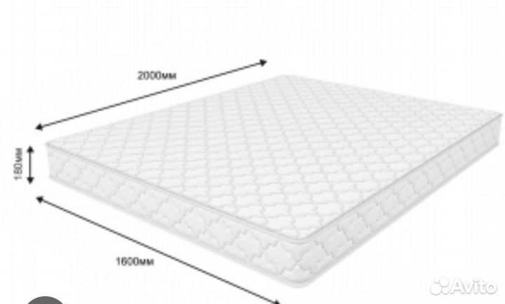 Матрас 160х200 бу ormatek Ideal средней жесткости