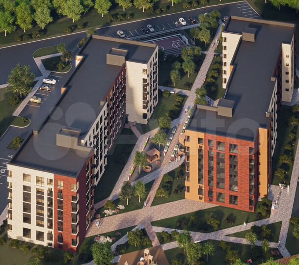 1-к. квартира, 37,2 м², 3/6 эт.