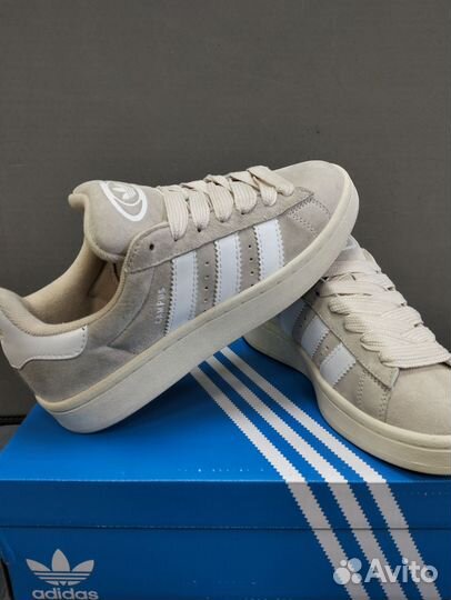 Кроссовки adidas campus 00s бежевые