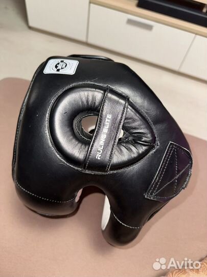 Боксерский шлем с бампером takeshi fight gear