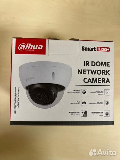 Видеокамера IP купольная DH-IPC-hdbw2431EP-S-0280B