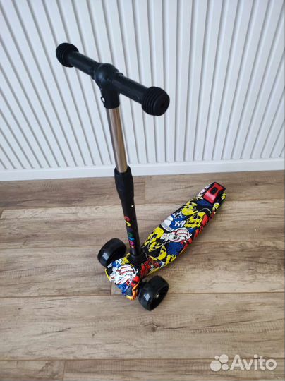 Самокат детский graffiti для мальчиков