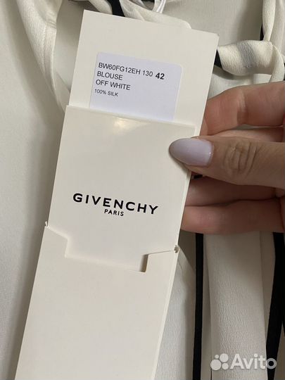 Шелковая блузка Givenchy