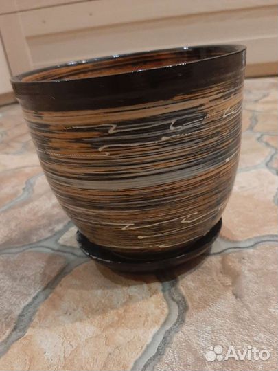 Цветочный горшок керамика