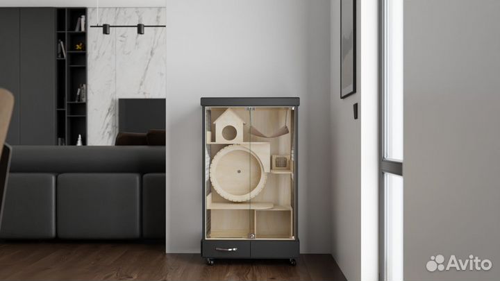 Клетка Витрина для шиншилл дегу белок грызунов Р2