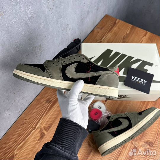 Travis Scott x Air Jordan 1 Low OG “Black Olive”