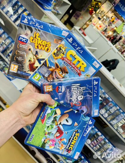 Игры на дисках для ps4 детские новые и б/у ps5 пс4