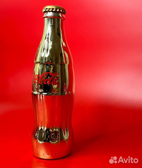 Коллекционная Золотая бутылочка Кока-Кола