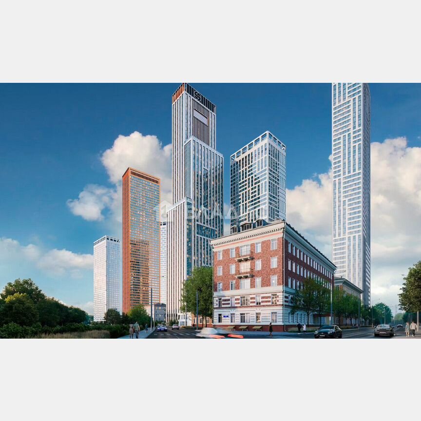 1-к. квартира, 44,7 м², 10/58 эт.